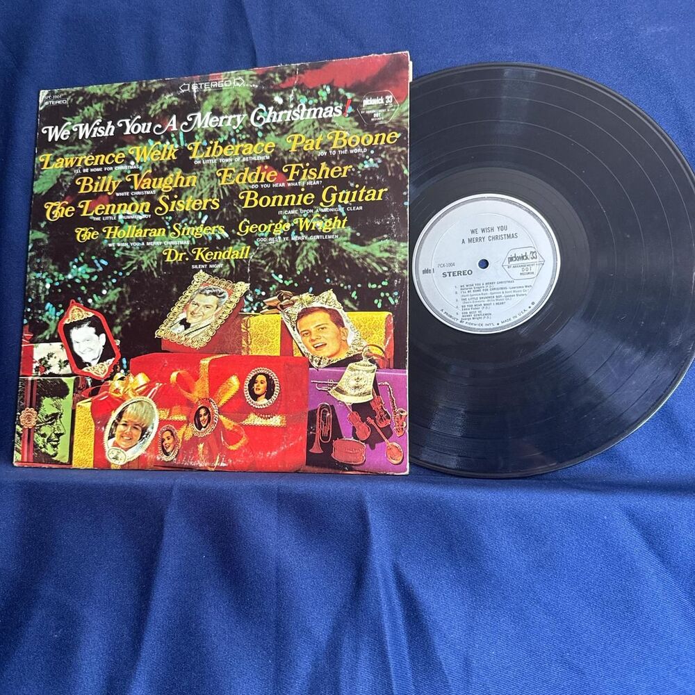 1967 Christmas vinyl LP "We Wish You A Merry Christmas" holiday #vinylcollector